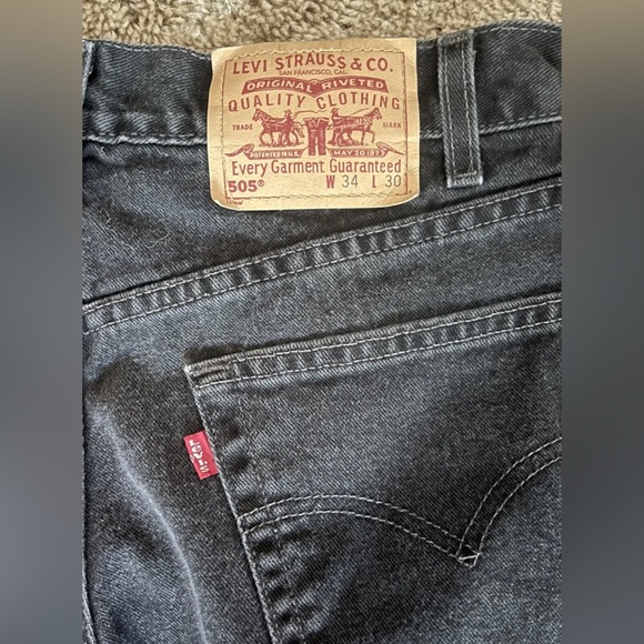 Levi’s 505 regular fit straight leg jeans - Picture 3 of 3